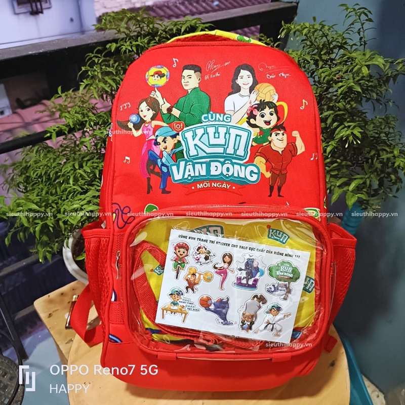 Balo Kun chống gù cho bé