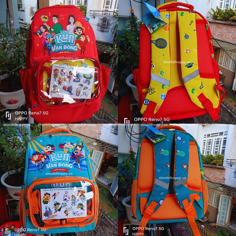 Balo Kun chống gù cho bé