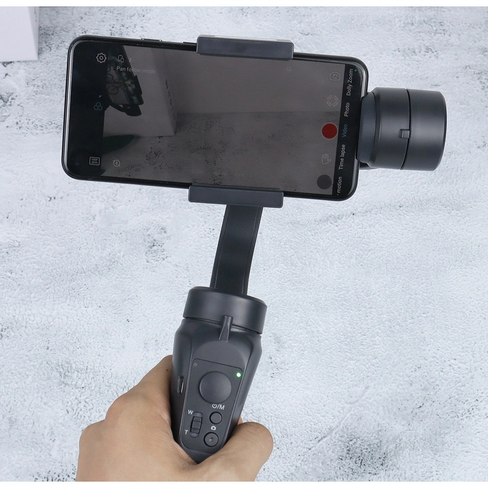 Gậy chống rung gimbal F6 - chống rung cực độ điều khiển 4 chiều dễ dàng, Gậy quay phim điện thoại tự động cân bằng