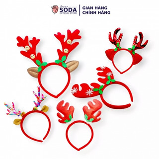 Bờm, băng đô cài tóc giáng sinh/ noel, bờm hình ông già noel, tuần lộc, cây thông, phụ kiện hoá trang giáng sinh