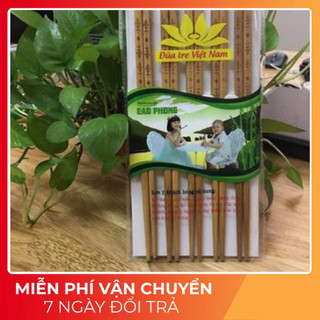 Combo 10 đôi đũa tre cao cấp Cao Phong - Hàng Việt Nam