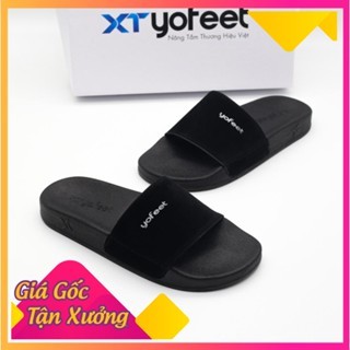 Dép quai ngang nam nữ quai nỉ Mã 007 chữ in sắc nét ,hàng XT YOFEET