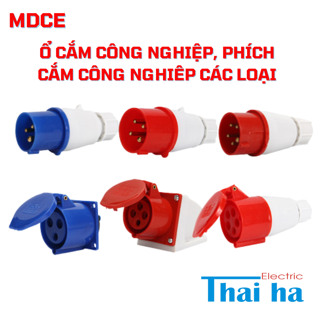 Ổ Cắm Công Nghiệp, Phích Cắm Công Nghiệp MDCE, HÀNG VIỆT NAM CHẤT LƯỢNG CAO