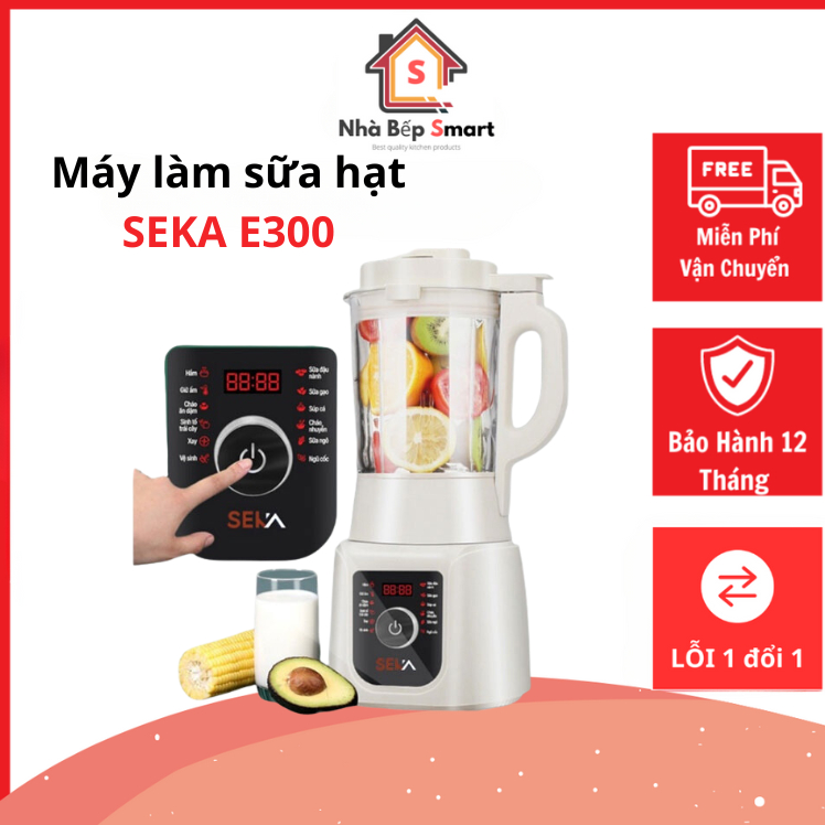 Máy làm xay nấu sữa hạt đa năng SEKA 12 chức năng, Dung tich 1.75 lít