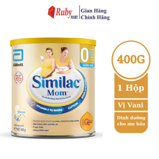 [Date T6/26] Sữa bột Similac Mom IQ 400G hương vani bổ sung dinh dưỡng cho bà mẹ mang thai và cho con bú