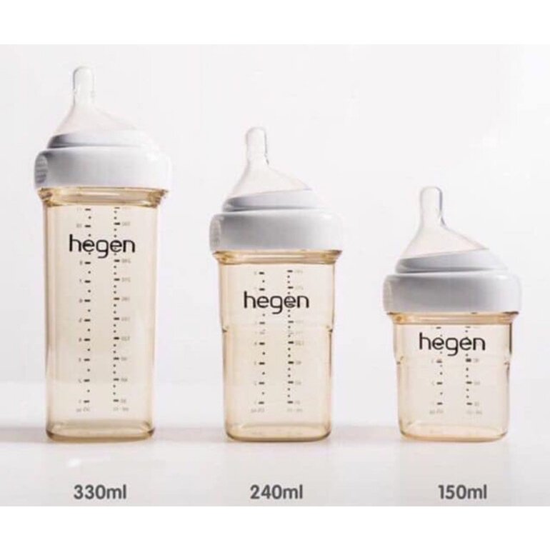 Bình sữa Hegen cao cấp 150ml 240ml, cam kết chính hãng
