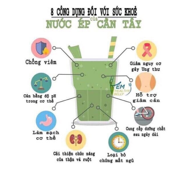 Nước ép cần tây GREEN BEAUTY mẫu mới 2023 gói lẻ