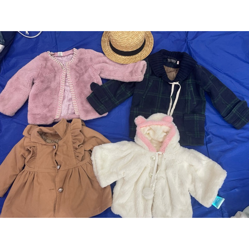 Áo khoác áo lông áo dạ cho bé size 16-20kg lỗi như ảnh