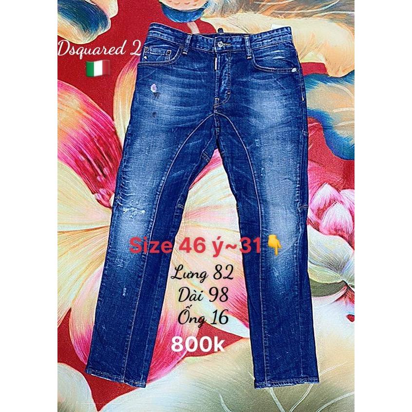 Quần Jeans nam si Tuyển DSQUARED 2 Size 46~31