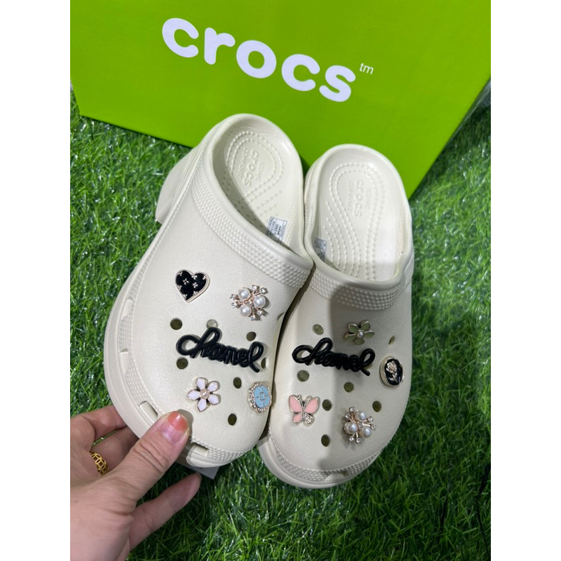 Guốc Sien Cross đế cao 8cm hack dáng