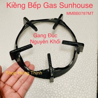 2 kiềng bếp ga đôi sunhouse mama mmbb0787mt - gang đúc nguyên khối - chính hãng