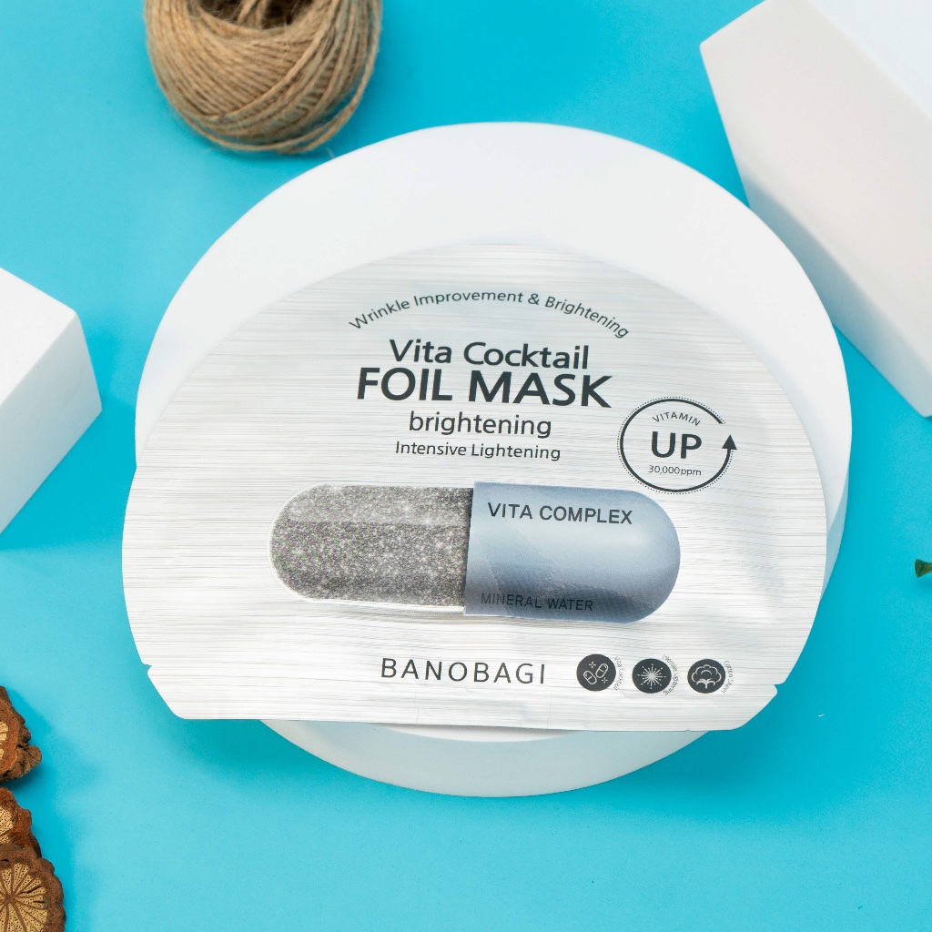 Combo 3 Mặt Nạ BANOBAGI Thế Hệ Mới Gấp Đôi Dưỡng Chất Banobagi Vita Cocktail Foil Mask
