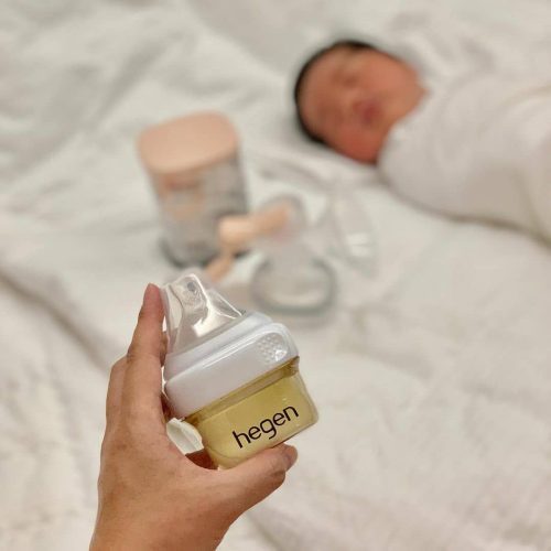 Bình sữa Hegen PPSU 60ml núm ti size Extract Flow từ 0 – 1 tháng