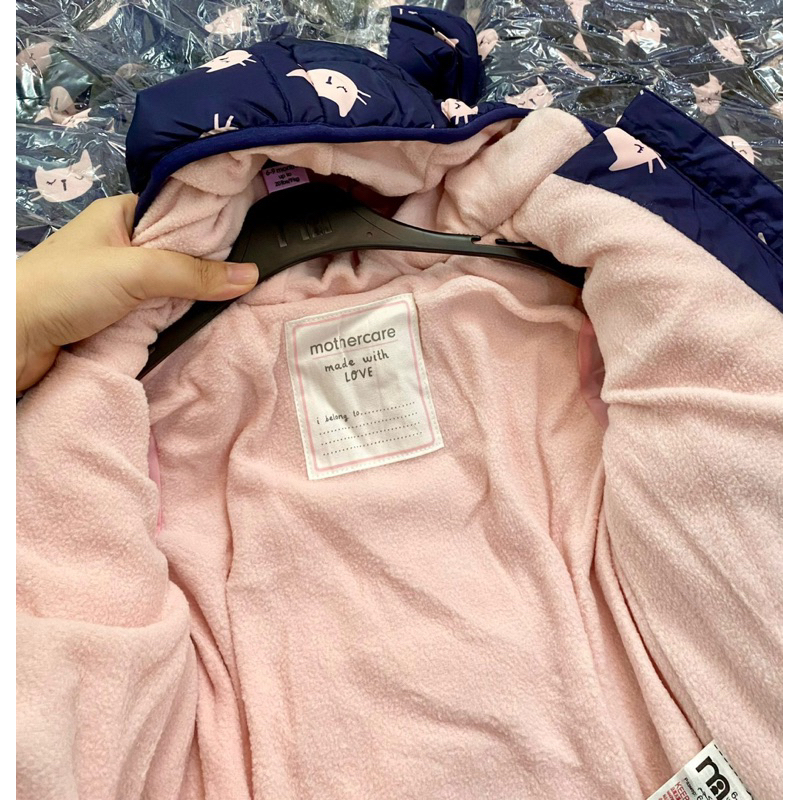 Áo khoác phao Mo/ther care dư xịn nguyên móc túi 5-40kg