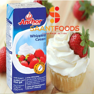 Kem Sữa Whipping Cream Anchor 250ml (Chỉ giao hỏa tốc trong TPHCM bằng Grab hay Now)