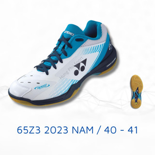Giày cầu lông yonex 65z3 nam trắng xanh 2023 chính hãng