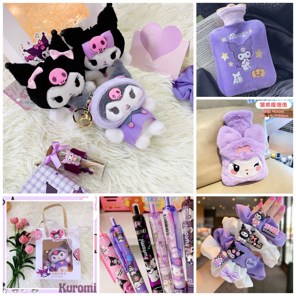 Lẻ phụ kiện VPP & Hộp quà Kuromi tự chọn nhiều chi tiết dễ thương - designed by berryglenda