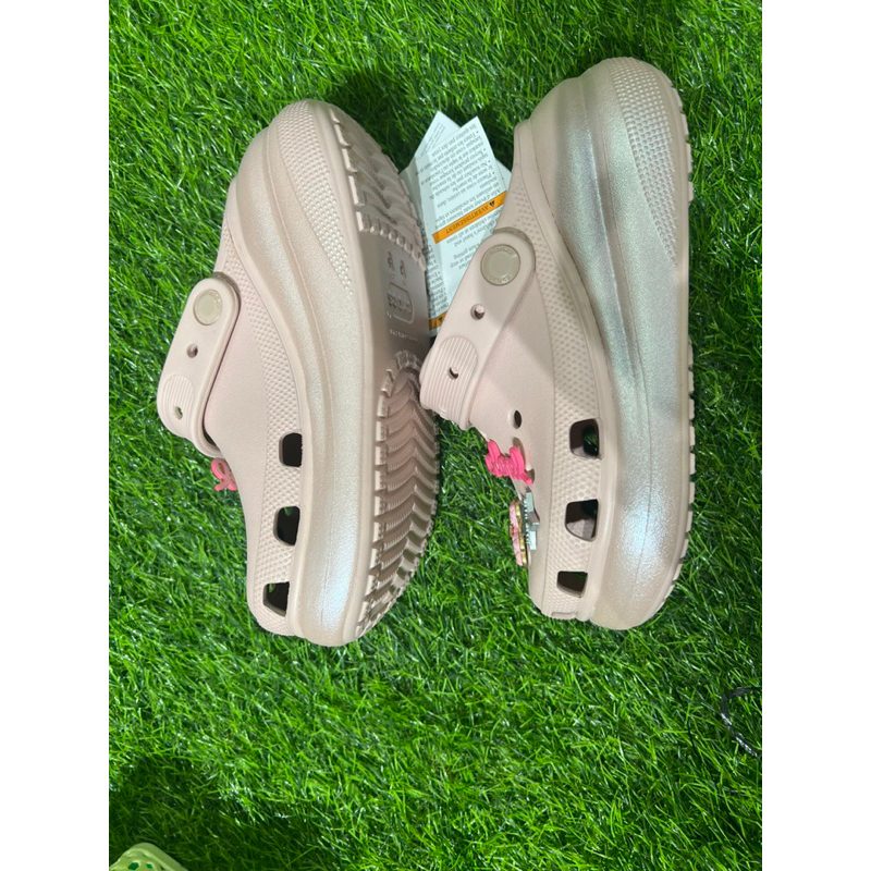 Sục Crush Cross Hồng đế bóng nhũ- tặng 10sticker ngẫu