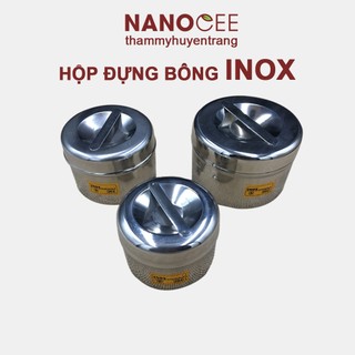 Hộp Inox Y Tế 304 Đựng Bông Cồn Dụng Cụ Spa, Dụng Cụ Y Tế - NANOCEE OFFICIAL