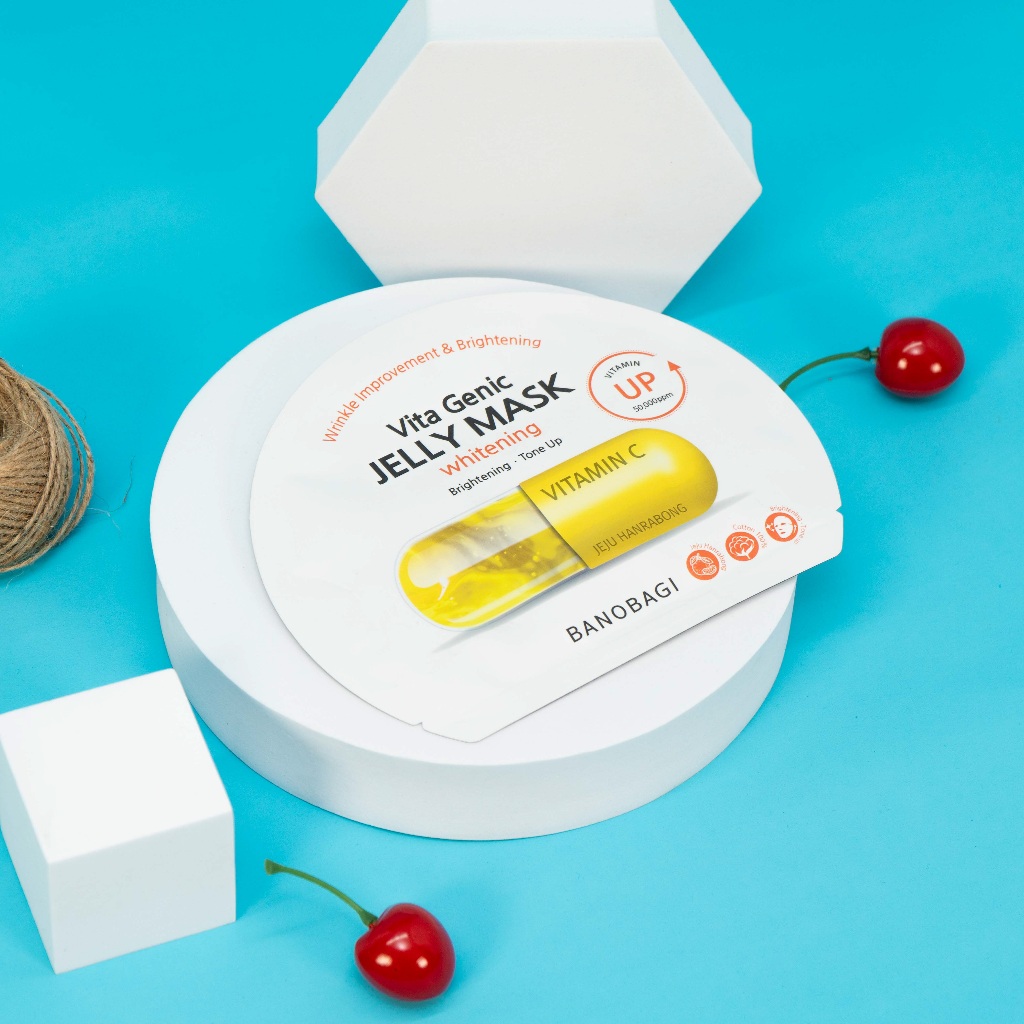 Mặt nạ  BANOBAGI Vita Genic Jelly Mask Whitening vitamin C dưỡng trắng da , giúp da non phát triển trắng mịn tự nhiên