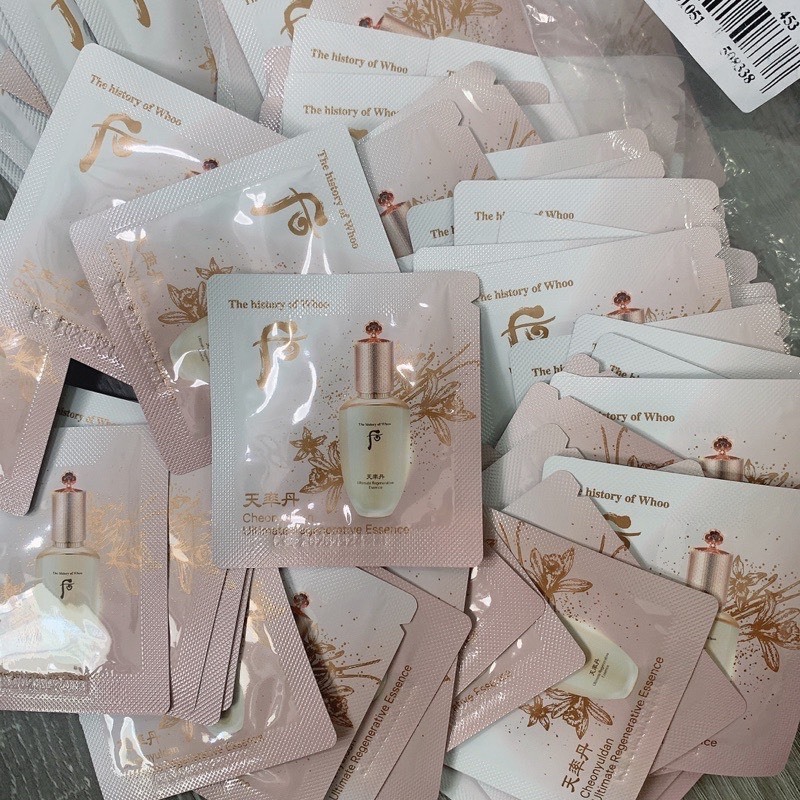 Combo 10 gói tinh chất Yuldan trẻ hoá tái sinh Whoo Ultimate Regenerating Essence