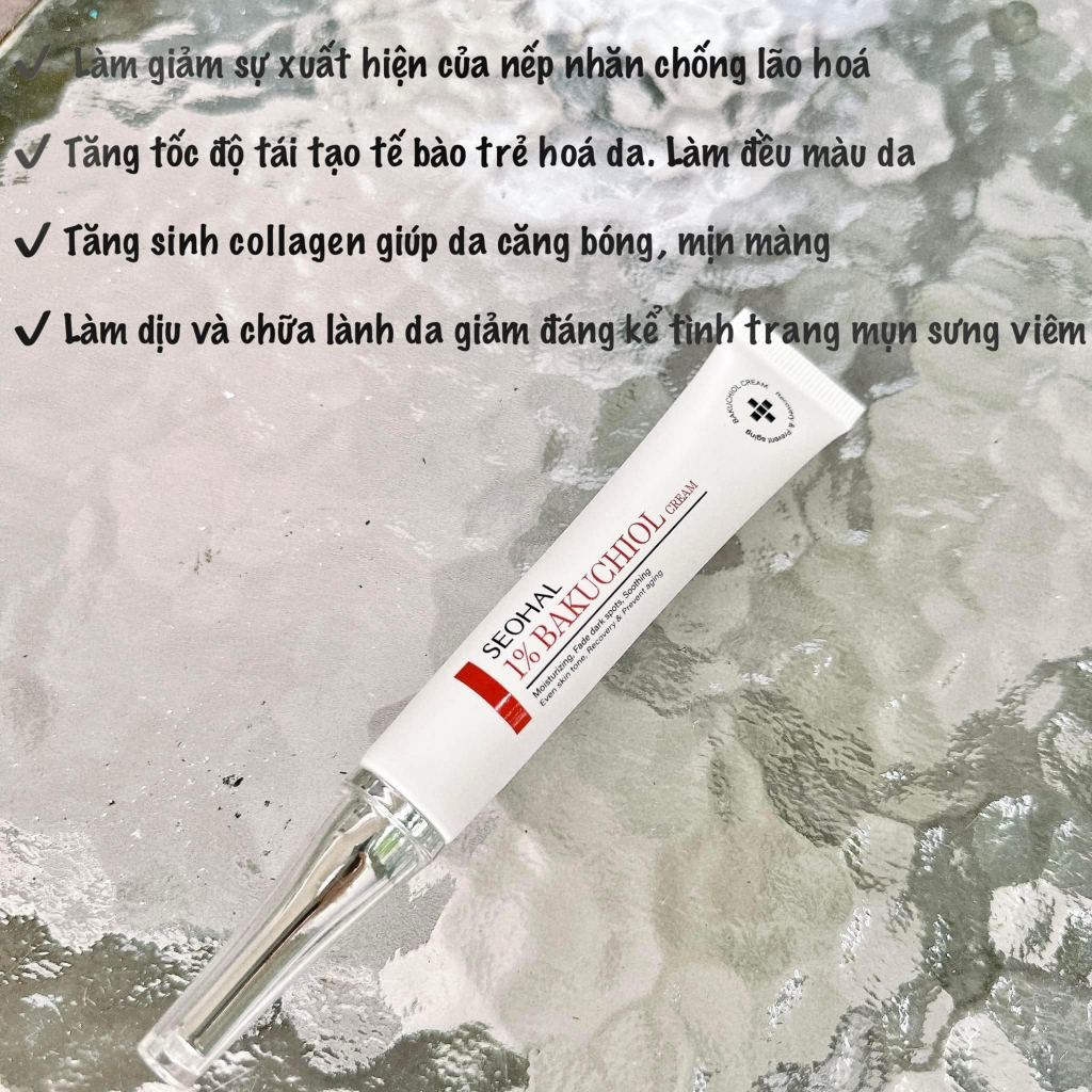Kem dưỡng trẻ hoá da Bakuchiol 1% SEOHAL