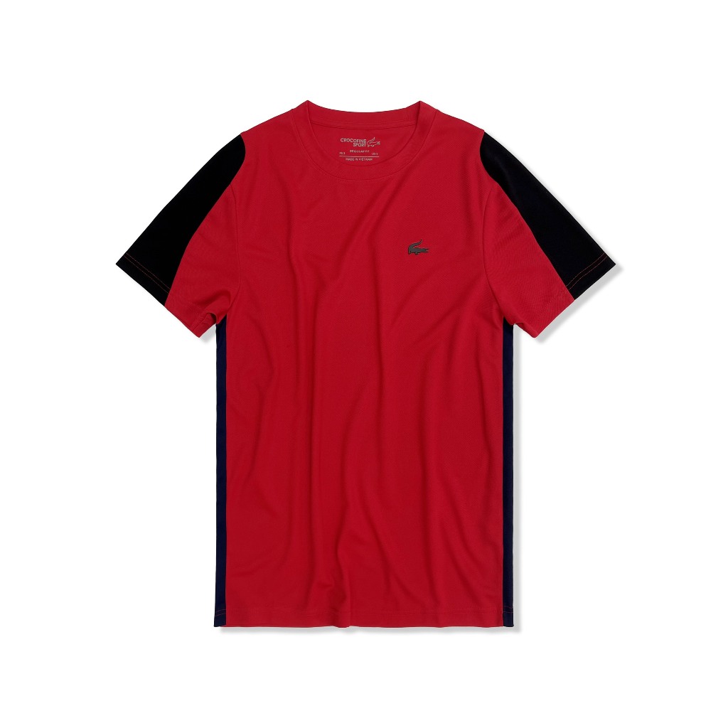 Áo Thun Phông Nam T-SHIRT LACOSTE PHỐI MÀU VAI vải cotton lạnh thoáng mát Hàng Xịn Chuẩn Hãng Có Big Size 3XL đến 100kg