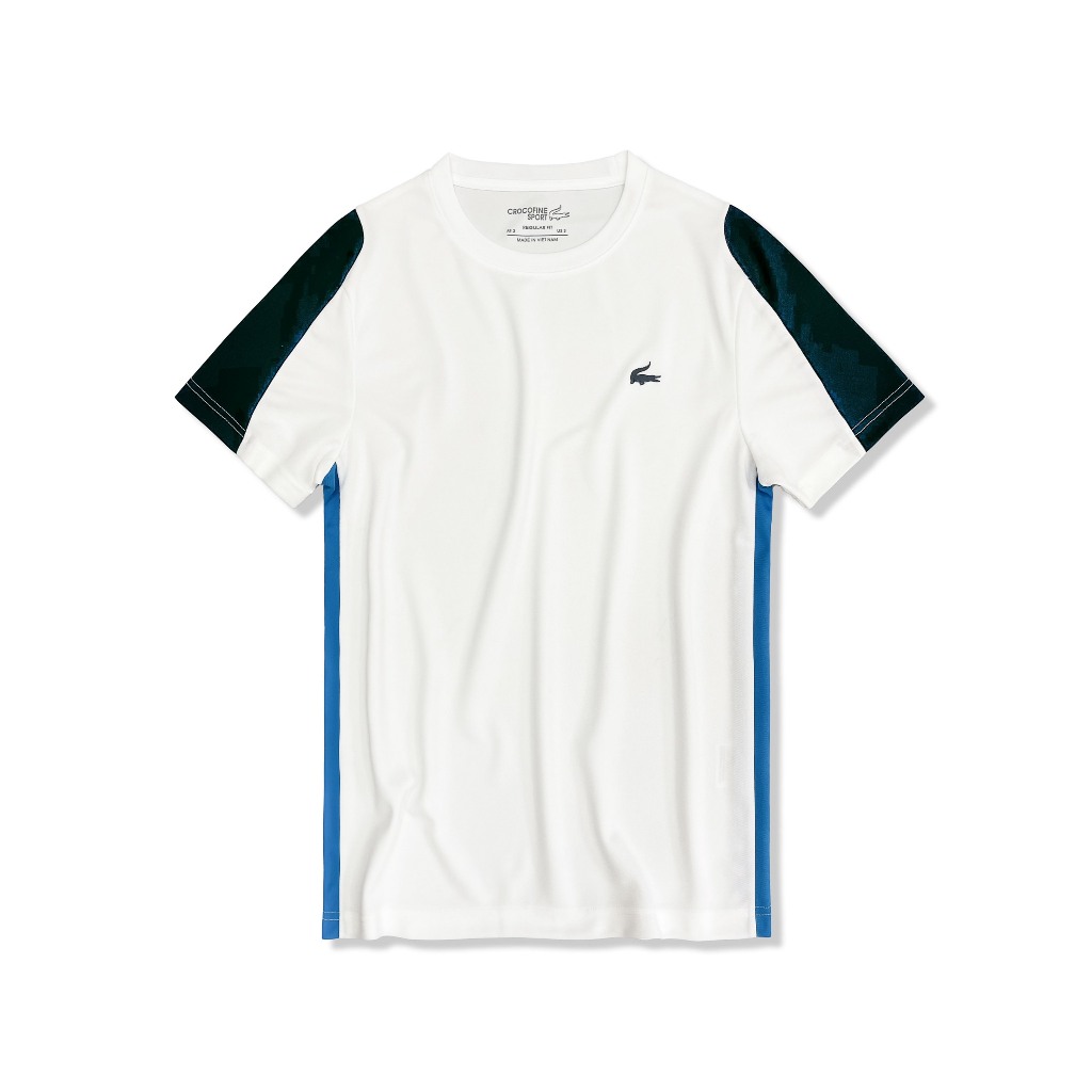 Áo Thun Phông Nam T-SHIRT LACOSTE PHỐI MÀU VAI vải cotton lạnh thoáng mát Hàng Xịn Chuẩn Hãng Có Big Size 3XL đến 100kg