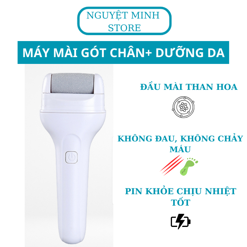 Máy mài gót chân Magic Brush, máy chà gót chân sạc USB - Nguyệt Minh Store
