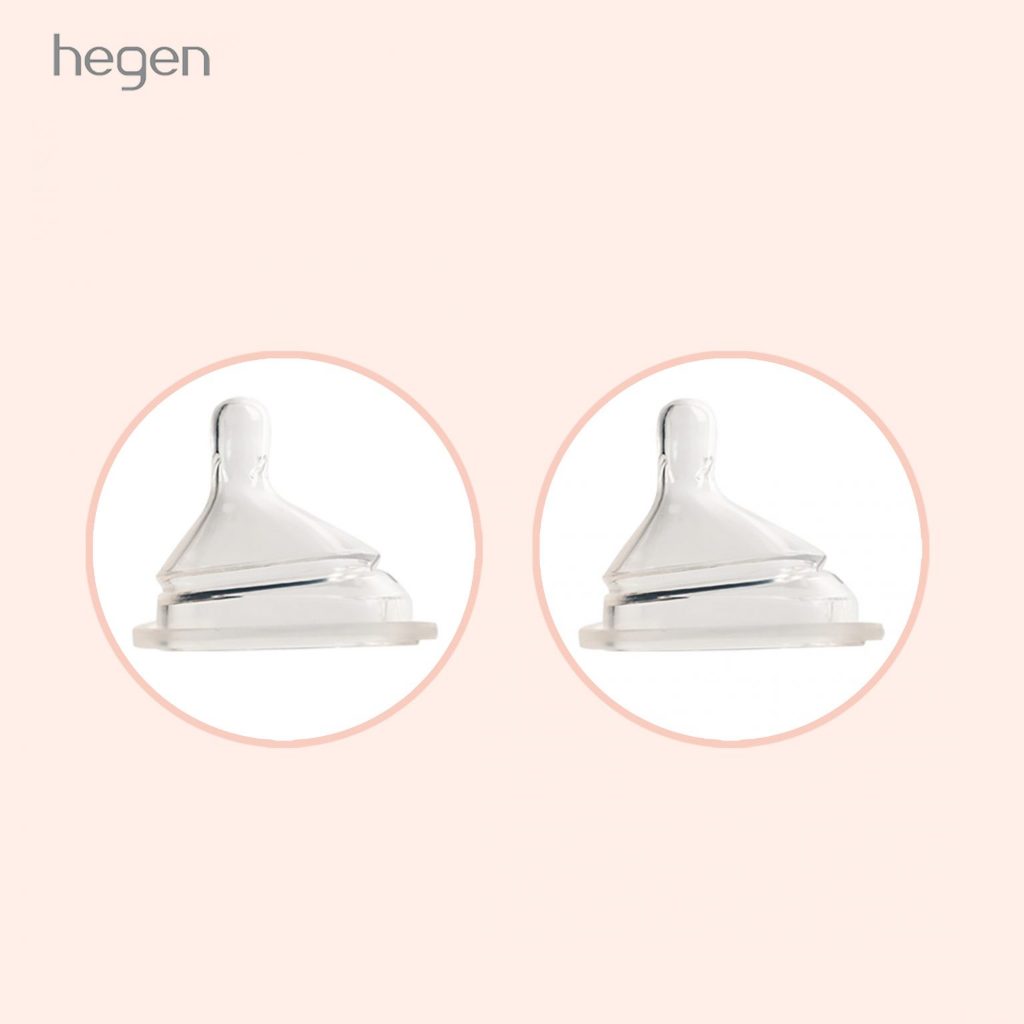 Bình sữa Hegen PPSU 240ml núm ti size M từ 3 – 6 tháng