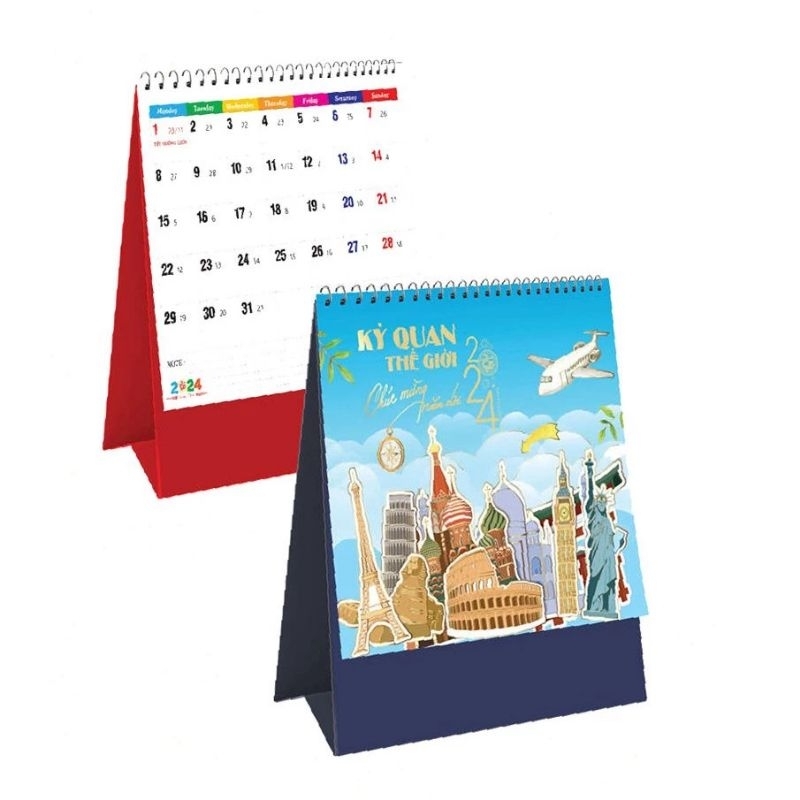Lịch để bàn 2024