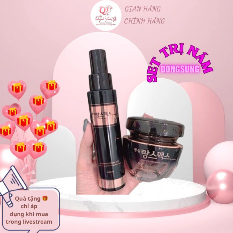 Bộ Serum Kem Nám Tàn Nhang Dongsung Hàn Quốc Mẫu Mới, Làm Trắng Da Mờ Nám Và Tàn Nhang Cực Kỳ Hiệu Quả