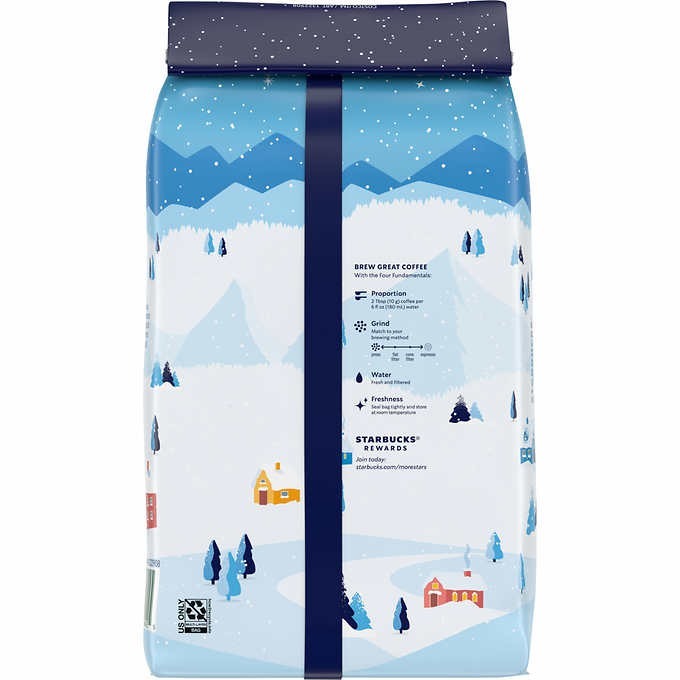 Cà phê nguyên hạt - Starbucks Organic Winter Blend , Medium 1.13kg