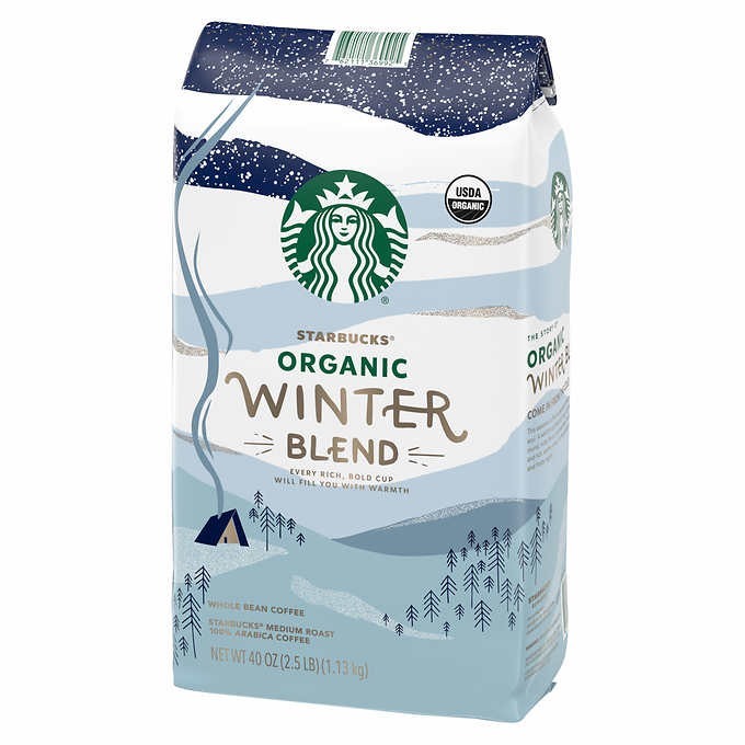 Cà phê nguyên hạt - Starbucks Organic Winter Blend , Medium 1.13kg