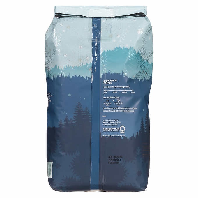 Cà phê nguyên hạt - Starbucks Organic Winter Blend , Medium 1.13kg