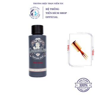 [CHÍNH HÃNG] Bột tạo phồng tóc Ultra Matte Texture Dust 20ml - Dapper Dan + Lược texture