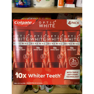 Kem đánh răng trắng răng Colgate Optic White Renewal của Mỹ