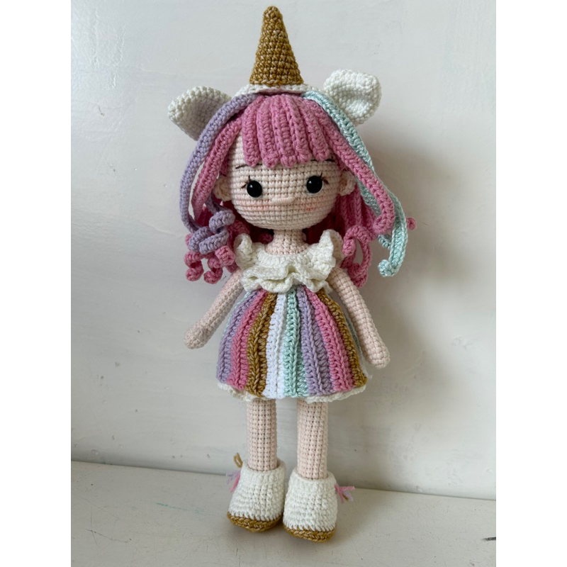 Búp bê len HandMade Sofia Unicorn 🦄🍀🦄