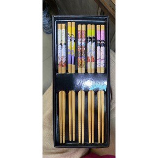 Set 5 đôi đũa tre cô gái Nhật
