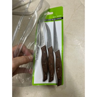 Bộ 3 dao tỉa củ quả cán gỗ