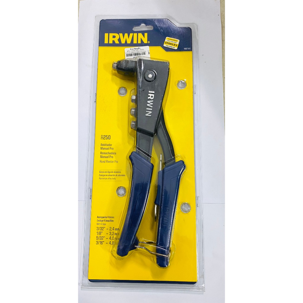 Kìm rút Rive 4 lỗ 375mm IRWIN