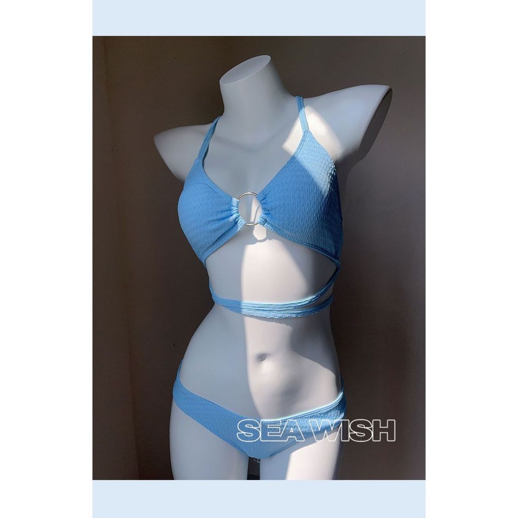 SIÊU HOT Bikini đi biển 3 mảnh, áo quây buộc sau sang chảnh, vải đẹp