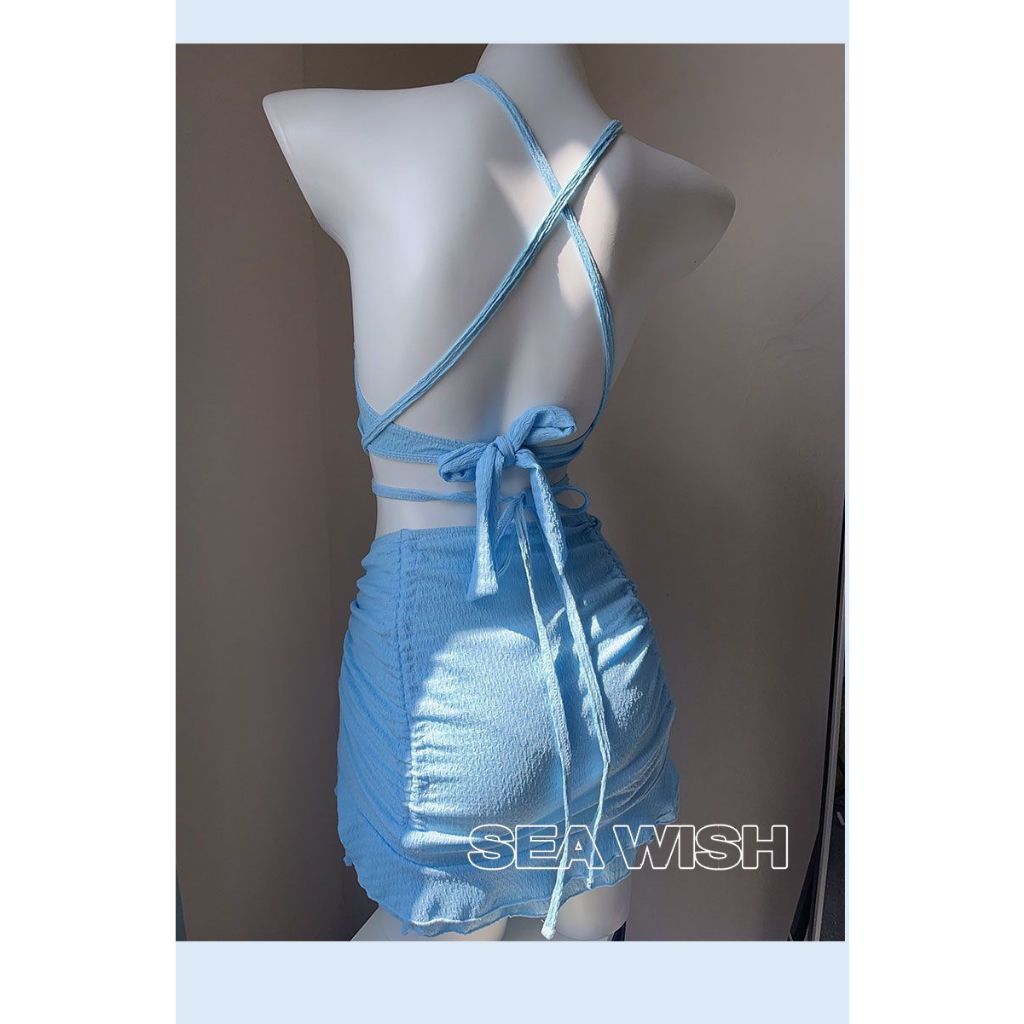 SIÊU HOT Bikini đi biển 3 mảnh, áo quây buộc sau sang chảnh, vải đẹp