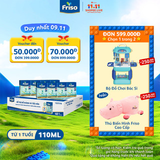 Thùng 48 hộp Sữa uống dinh dưỡng Friso Gold (110ml/hộp)