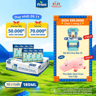 Thùng 48 hộp Sữa uống dinh dưỡng Friso Gold (180ml/hộp)