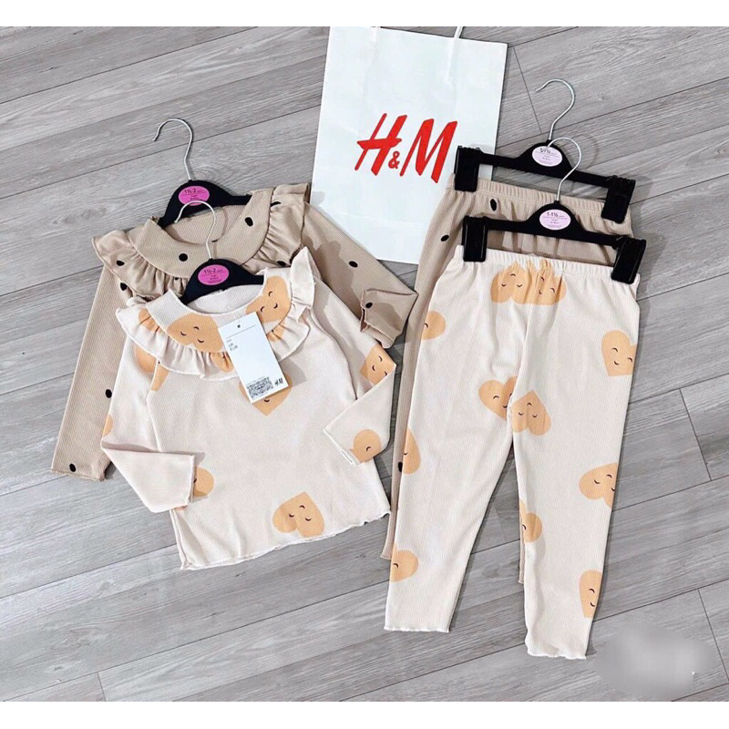 SET 2 BÉ GÁI CHẤM BI HÌNH TRÁI TIM