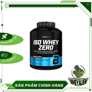 Sữa Dinh Dương Tăng Cơ Nuôi Cơ Phục Hồi Cơ Bắp Whey Isolate Protein BioTech ISO WHEY ZERO 5lbs (2.4 kgs) 90 Lần Dùng