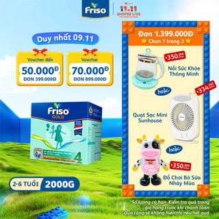 Sữa Bột Friso Gold 4 Hộp Giấy 2kg