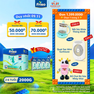  Sữa Bột Friso Gold 4 Hộp Giấy 2kg (Dành Cho Trẻ Từ 2 - 6 Tuổi)