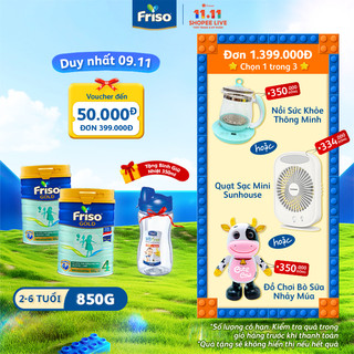  Combo 2 Lon Sữa Bột Friso Gold 4 850g/lon
